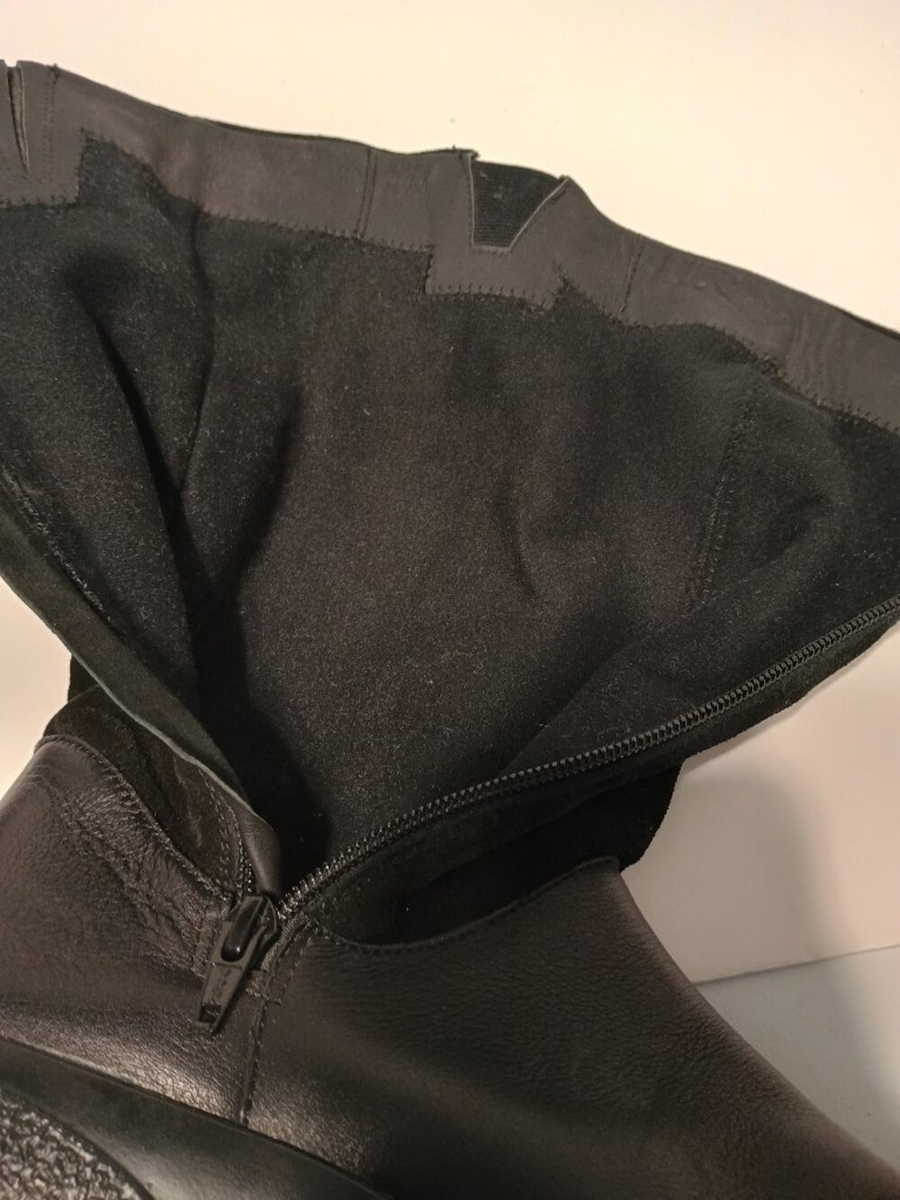 Hotter Matilda Mid Calf Boots Women’s US 10 Black Leather Suede Comfort - Picture 9 of 9